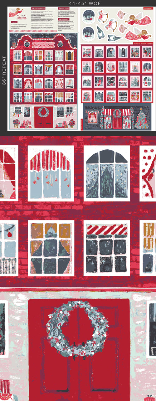 Advent Calendar panel (1 yard/full panel) - Adventale - Art Gallery Fabrics