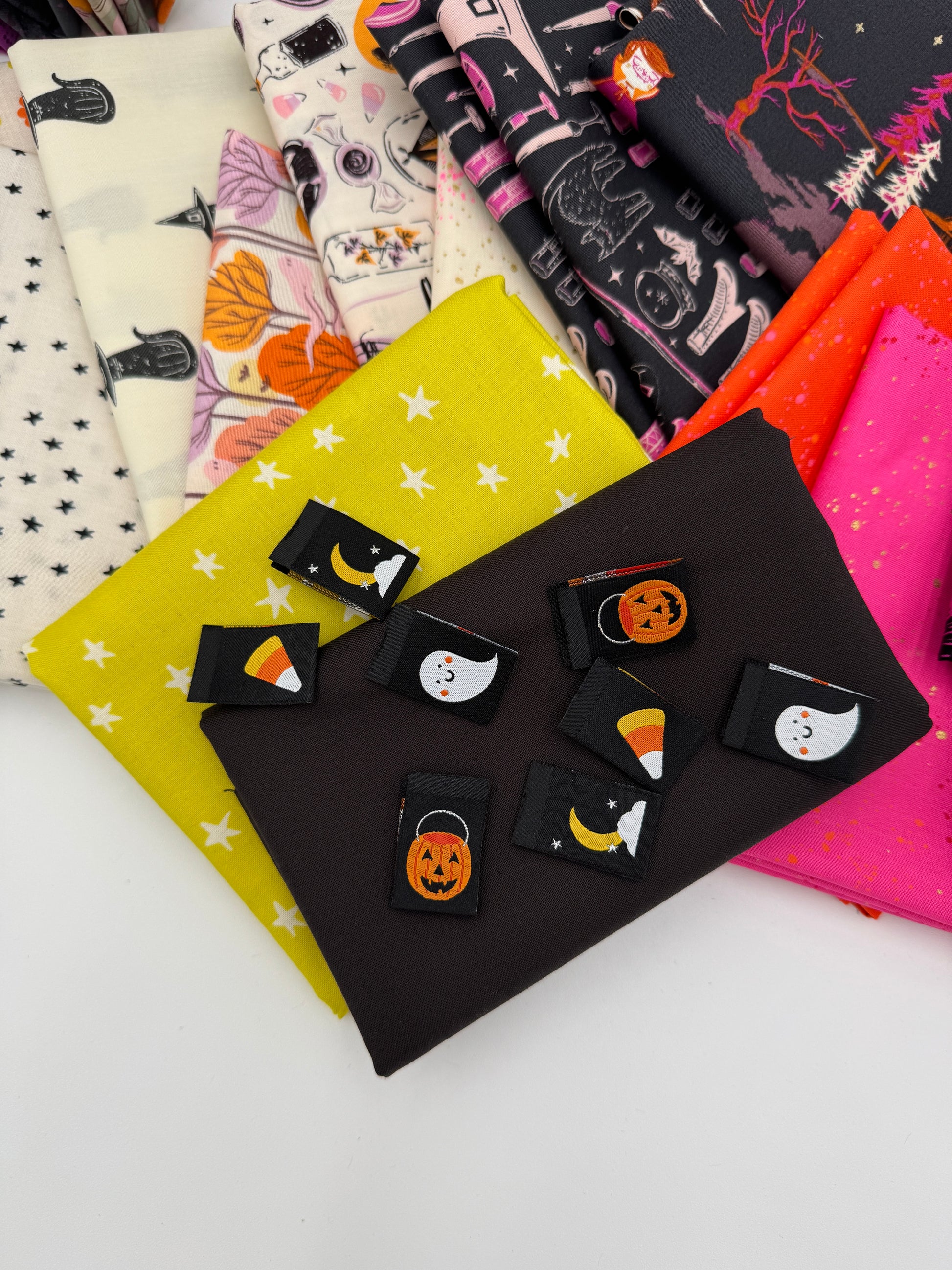 MODIFIED (please read description) Ghost Party Quilt Kit - Scrappy Fat Quarter Version