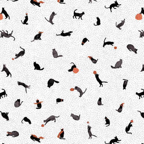 Pumpkin & Catnip - Eerie - Art Gallery Fabrics