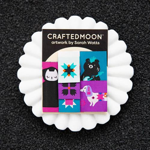 Crafted Moon Favs - Sew in Labels - 6 pack