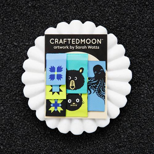 Crafted Moon Favs 2 - Sew in Labels - 6 pack