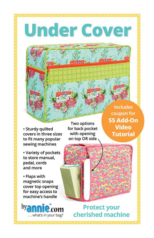 Under Cover - Sewing Machine Cover Pattern - Patterns by Annie - Paper Printed Pattern