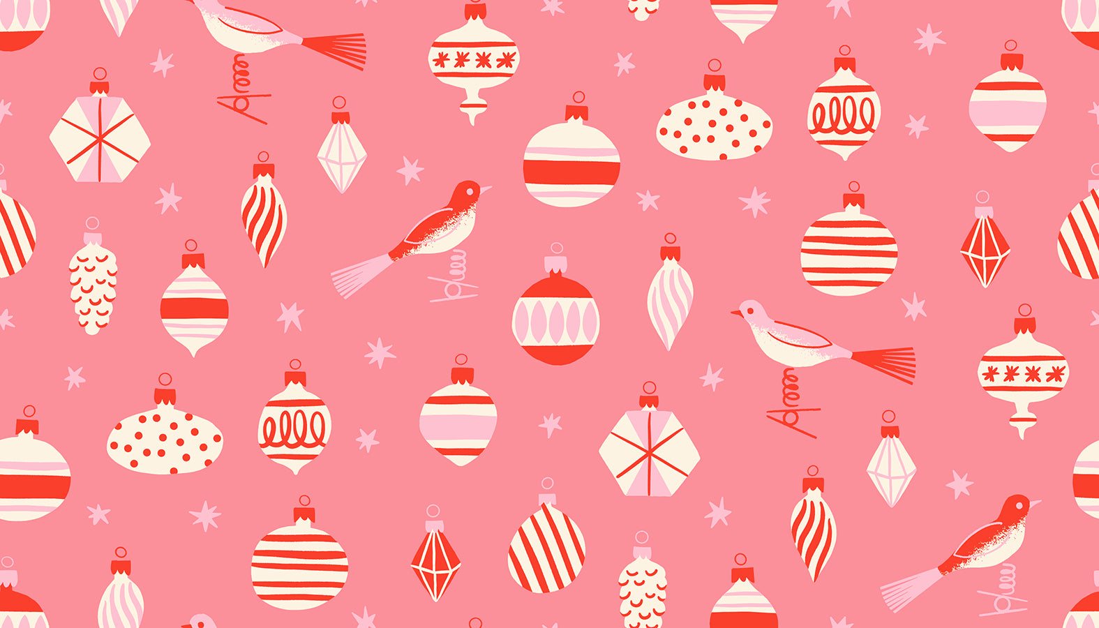 MERRY HAPPY - RUBY STAR SOCIETY - ORNAMENTS - PINK