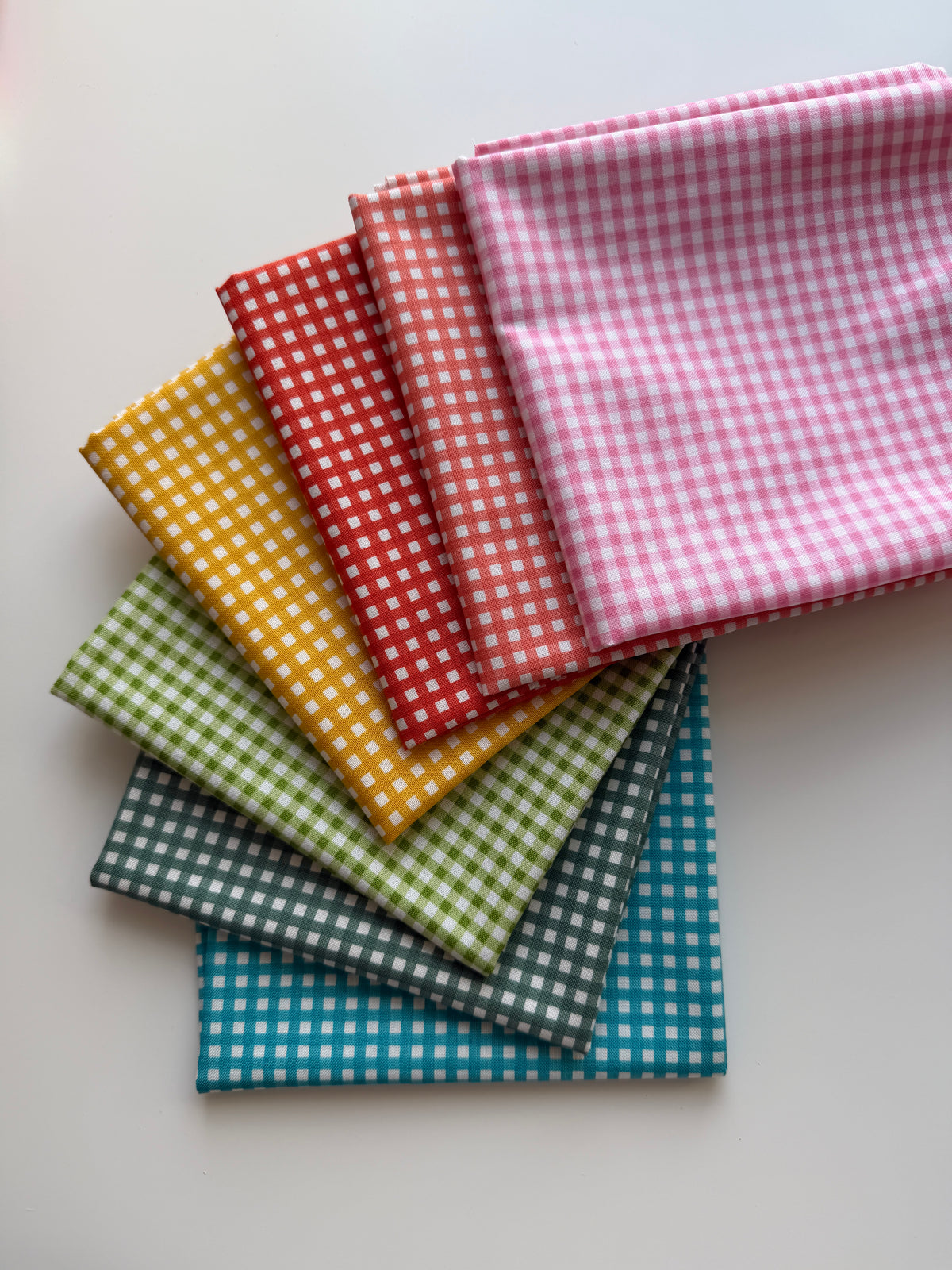 Rainbow Gingham - Fat Quarter Bundle