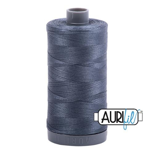 28wt Aurifil Medium Grey - 100% Cotton Mako Thread MK28 1158
