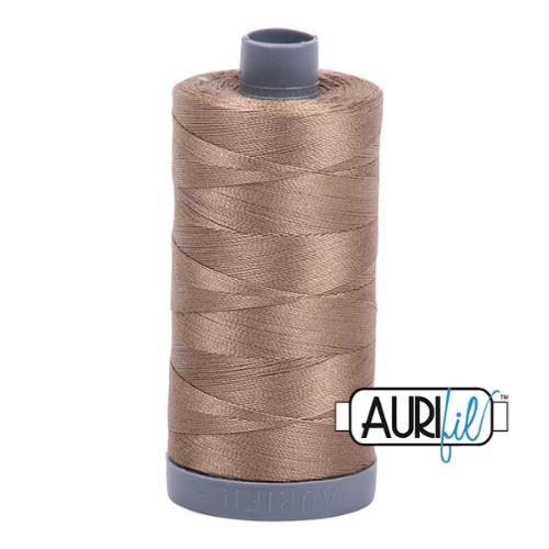 28wt Aurifil Sandstone - 100% Cotton Mako Thread MK28 2370