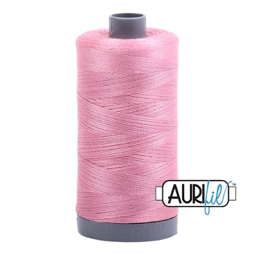 28wt Aurifil Antique Rose - 100% Cotton Mako Thread MK28 2430