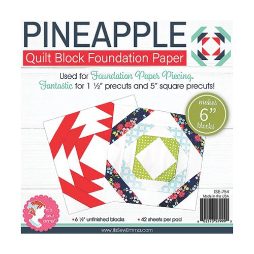 6" Pineapple Foundation Paper
