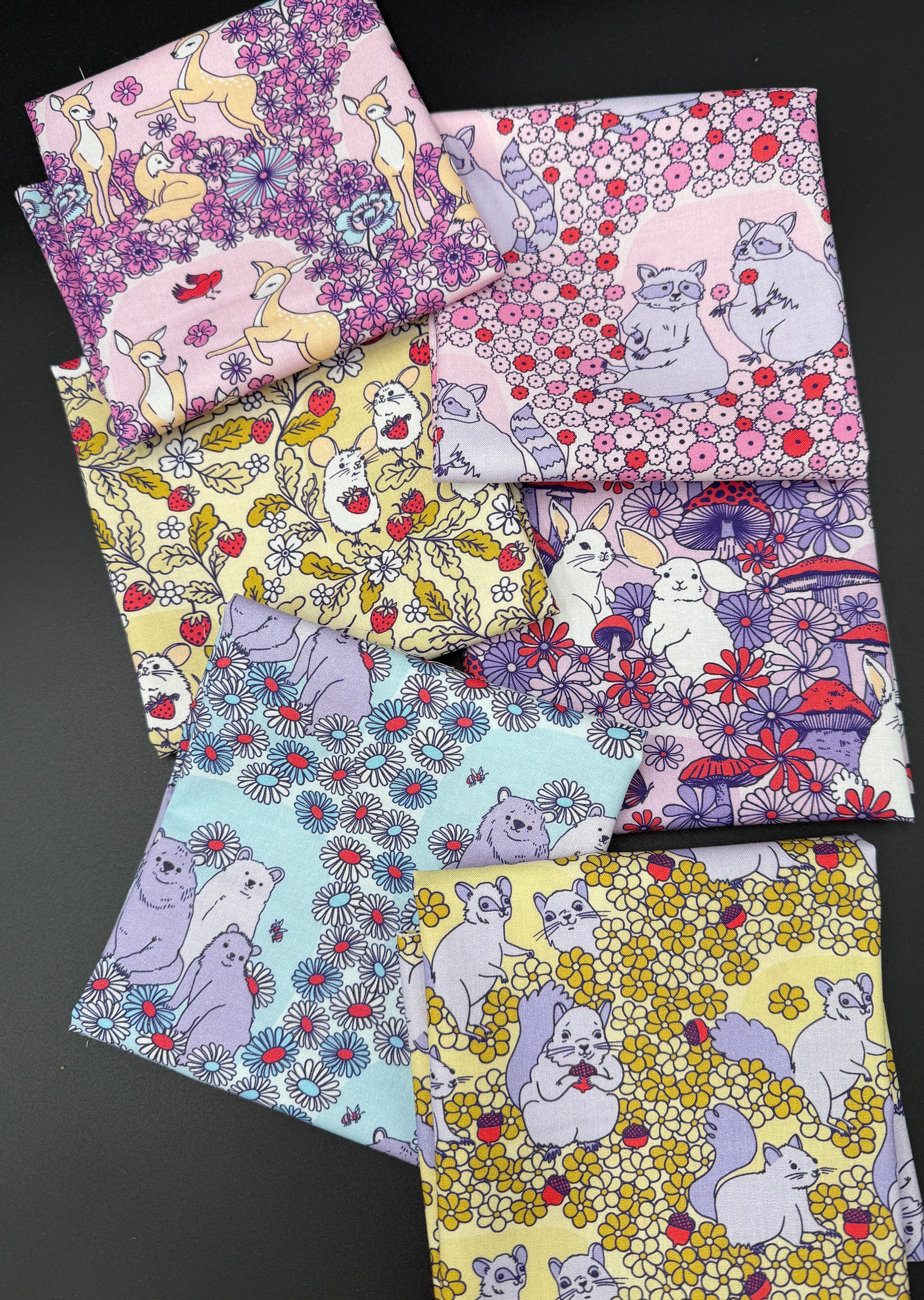 Cute Critters! - Fat Quarter Bundle - Forest Friends - Cloud9