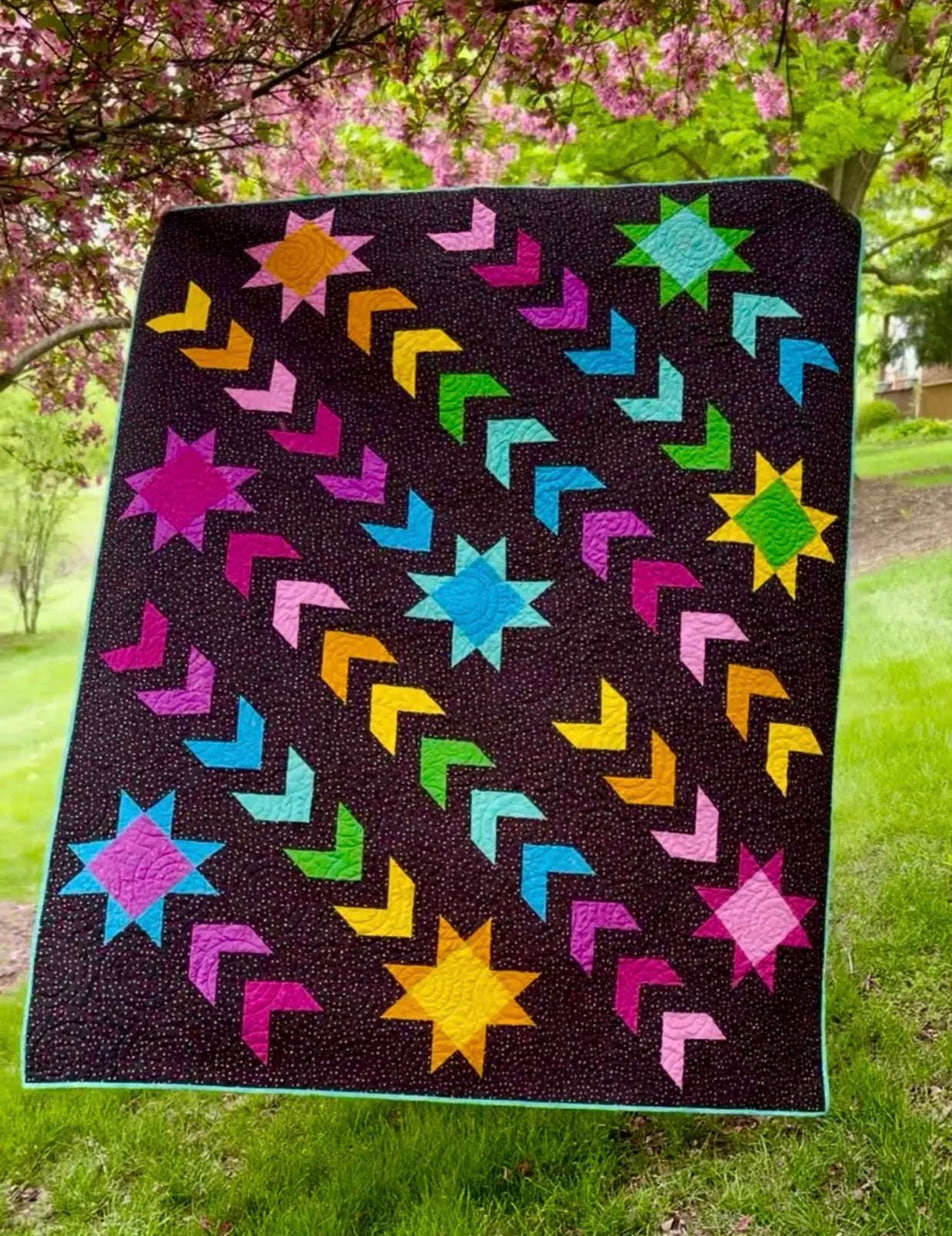 Petrova Quilt Kit - Throw Size 56"x71" - Dark Speckled Version