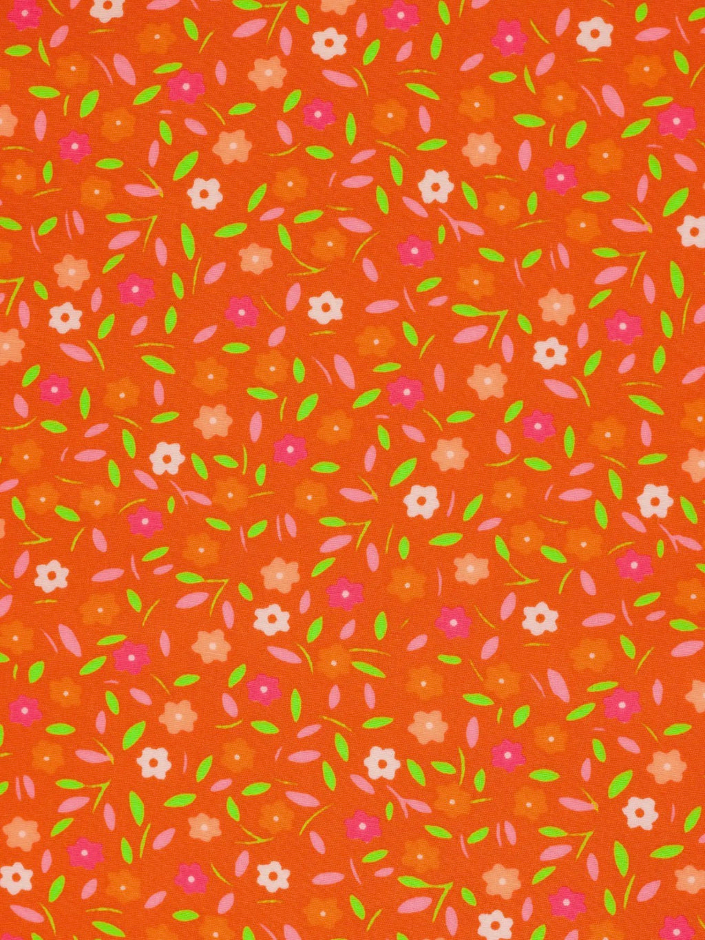 Peace and Love - Orange - Cotton Coupon