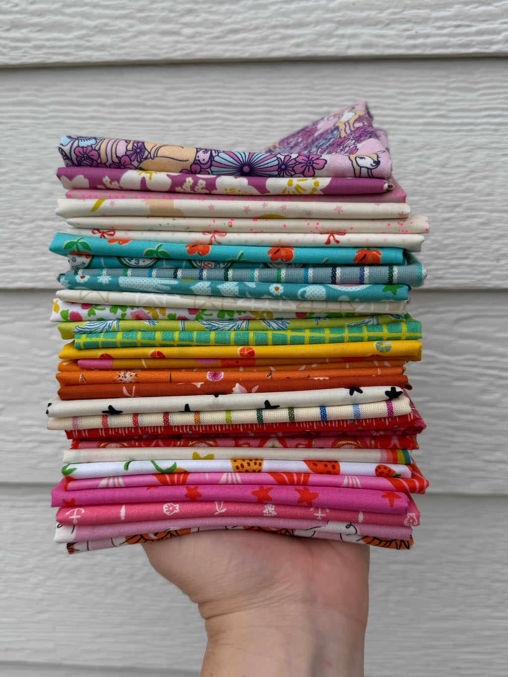 Scrappy Rainbow - 32 piece Fat Quarter Bundle
