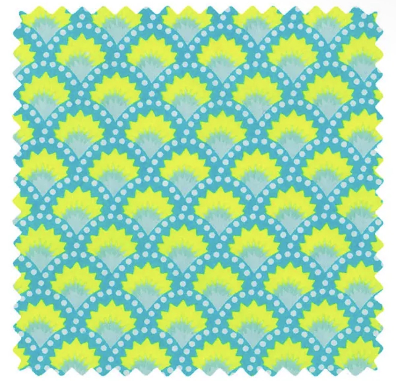 Wasabi - Blue Aruba - cotton coupon
