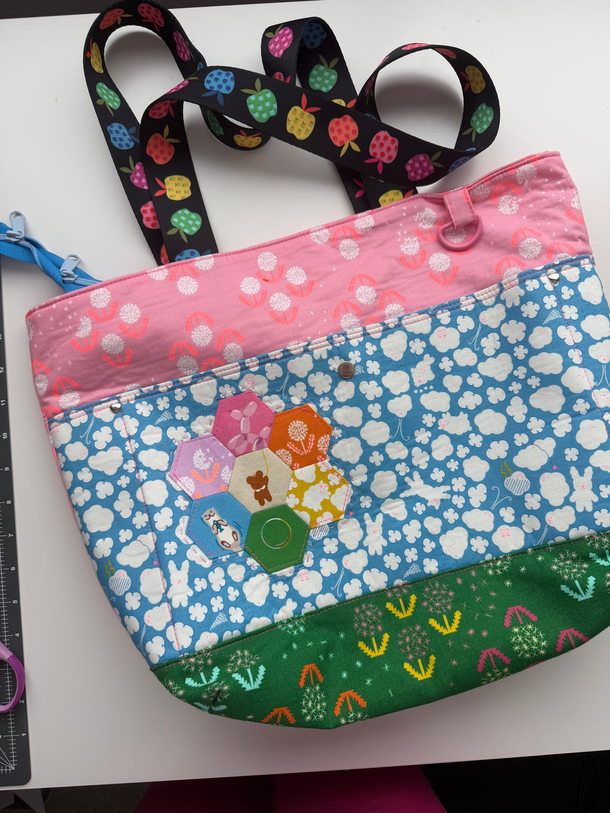 Lucky Charm Tote Bag - 12" wide x 11 ½" tall x 5” deep
