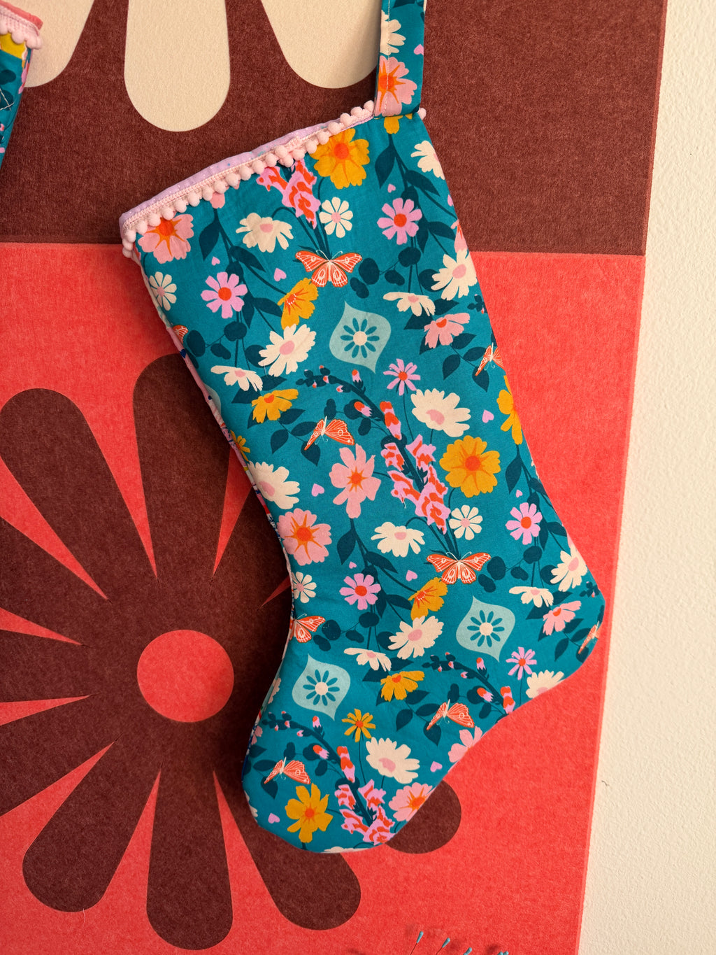 Best Day Ever Christmas Stocking 2 - Purple Binding - Medium