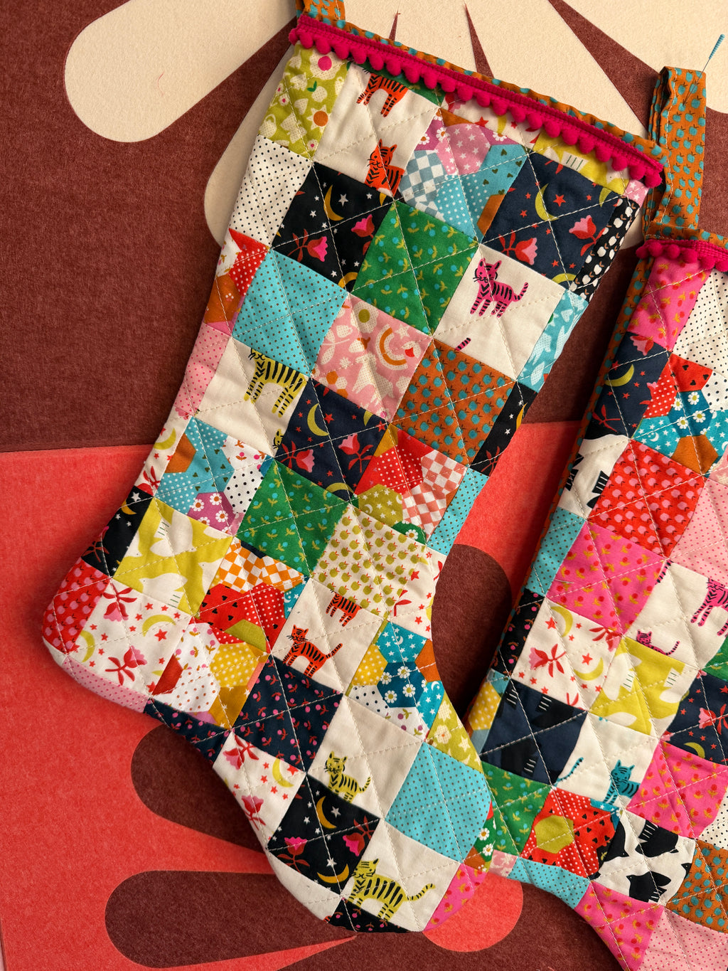 Catnap Christmas Stocking 2 - Medium