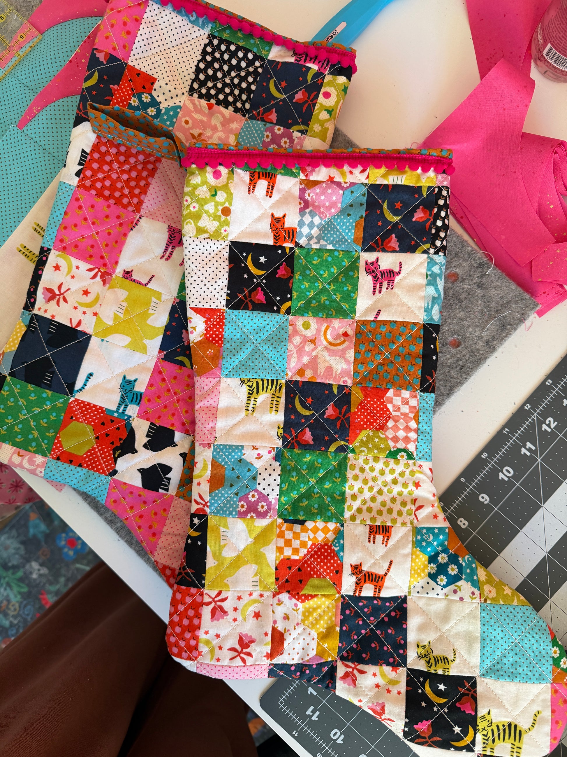 Catnap Christmas Stocking 2 - Medium