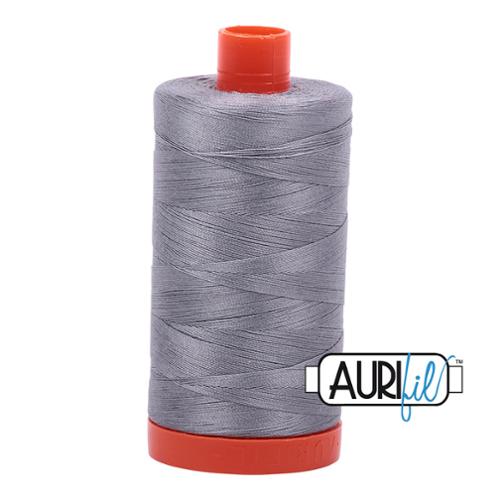 50wt Aurifil 2605 Grey 100% Cotton Mako Thread