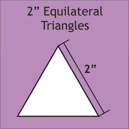 Equilateral Triangles - 2" - Paper Pieces for English Paper Piecing - 75 pcs