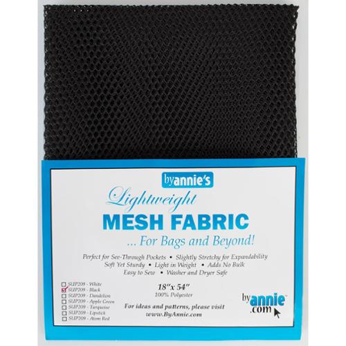 Mesh Fabric 18"x54" Black - By Annie's