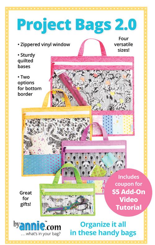 Project Bags 2.0 - Patterns by Annie - Paper Printed Pattern