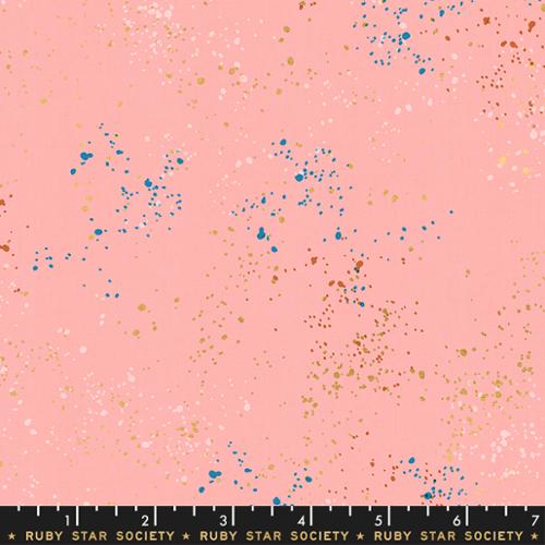Speckled - Cotton Candy Pink - Metallic - Ruby Star Society
