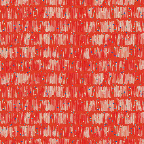 1 yard - end of bolt deal - Books Galore - Ruby - Minimo - Art Gallery Fabrics