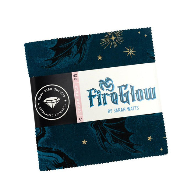 CHARM PACK  - FIREGLOW - RUBY STAR SOCIETY