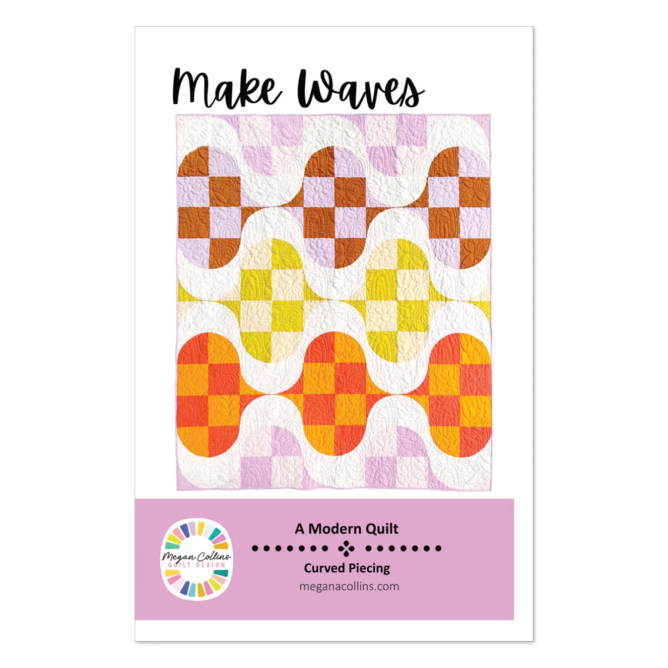 Make Waves Quilt Pattern - Megan Collins - Paper Printed Pattern