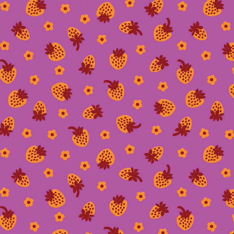 Strawberry Fraise - Purple - A Tulip Story - Cloud9