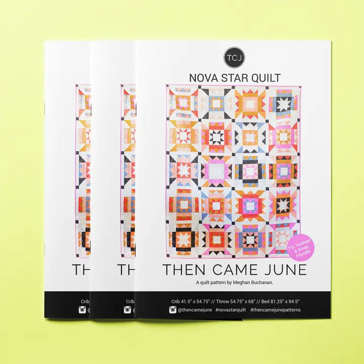 Nova Star Quilt Pattern - Printed