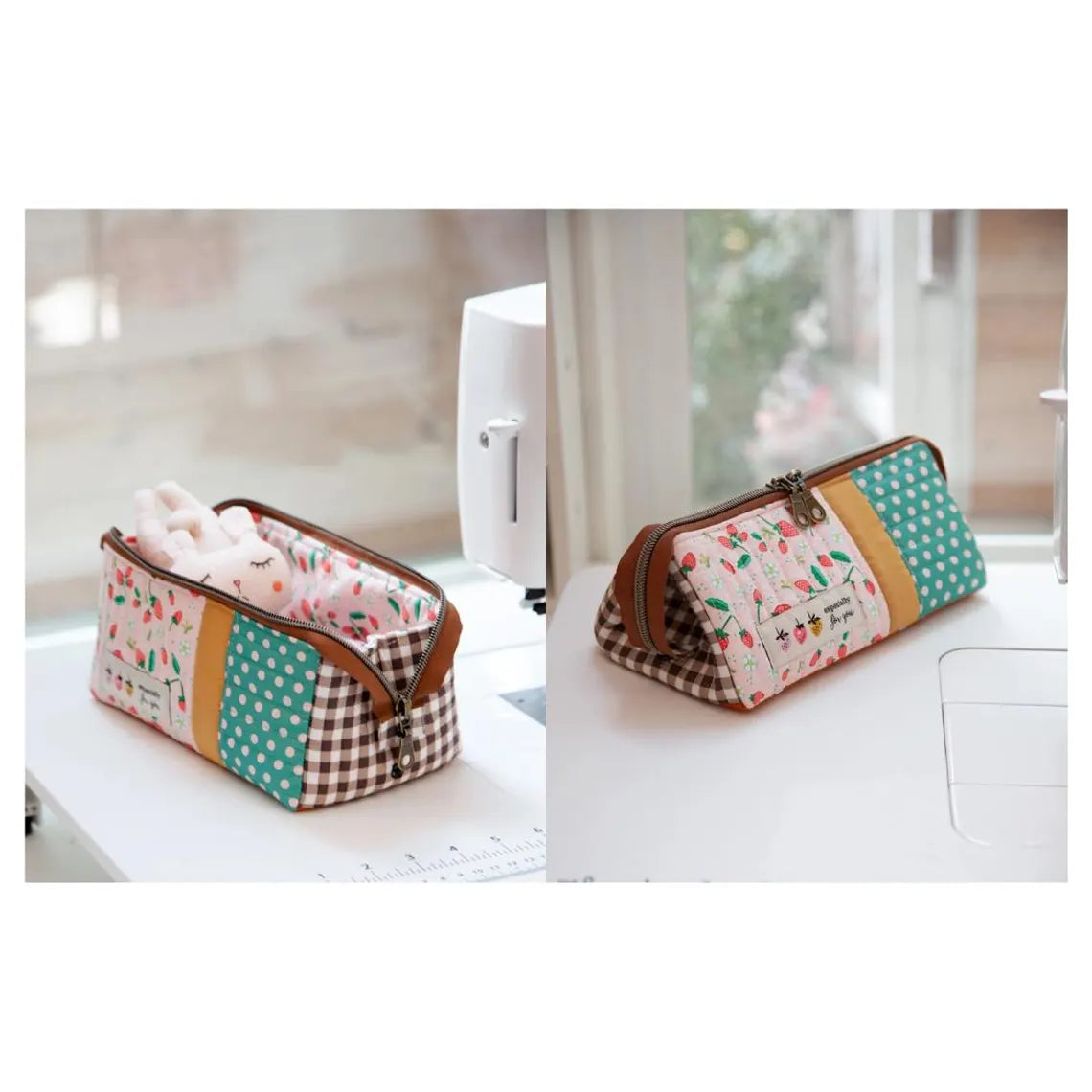 Open Up Box Pouch Pattern by Minki Kim - Paper Printed Pattern