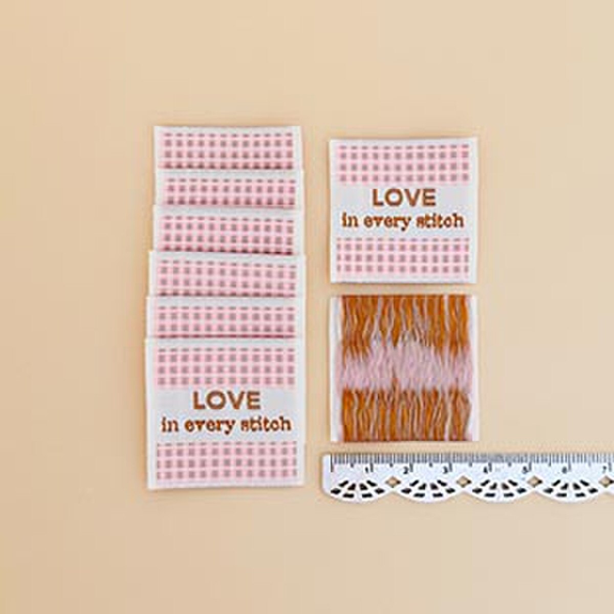 Woven Labels - Check Love - Minki Kim