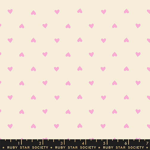 PREORDER - Hearts - Light Neon Pink - Sparkle Shopper - Ruby Star Society