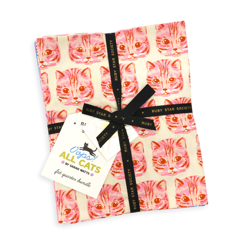 PREORDER - Fat Quarter Bundle - Oops! All Cats - Ruby Star Society