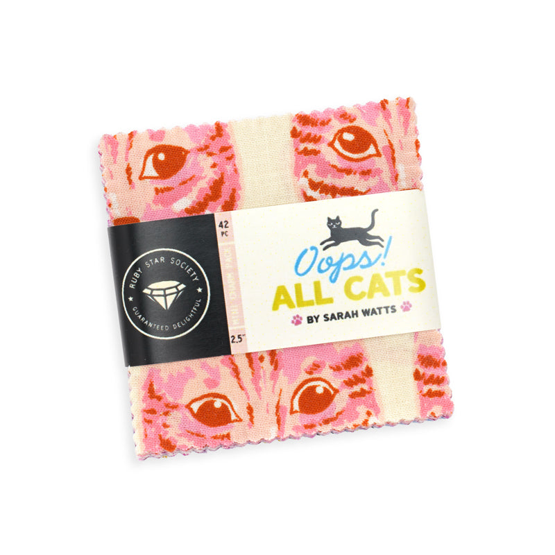 PREORDER - Mini Charm Pack - Oops! All Cats - Ruby Star Society