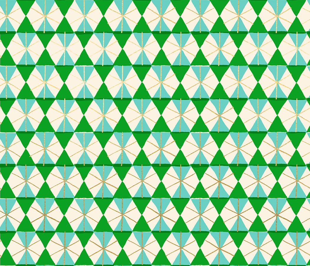 PREORDER - HAPPY MERRY - RUBY STAR SOCIETY - METALLIC - HEXIES PLAID - VERDANT