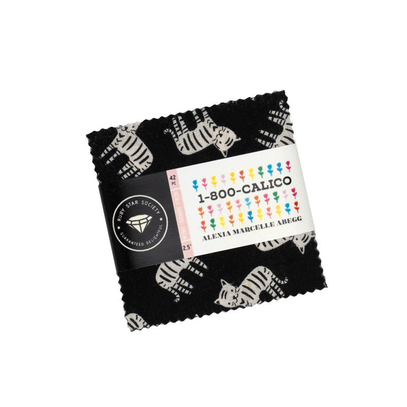 Mini Charm Pack - 1-800 Calico - Ruby Star Society