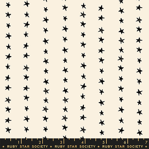 PREORDER - Starry Stripe - Black on Natural - Daisy Days - Ruby Star Society