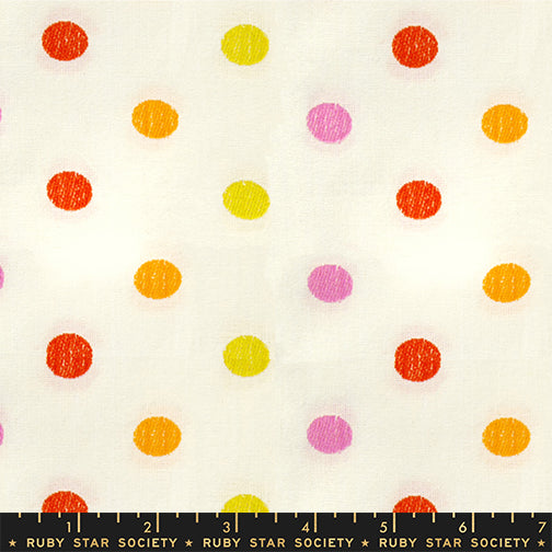 PREORDER - Candy Dots - Multi - Warp & Weft Daisy Days - Woven - Ruby Star Society