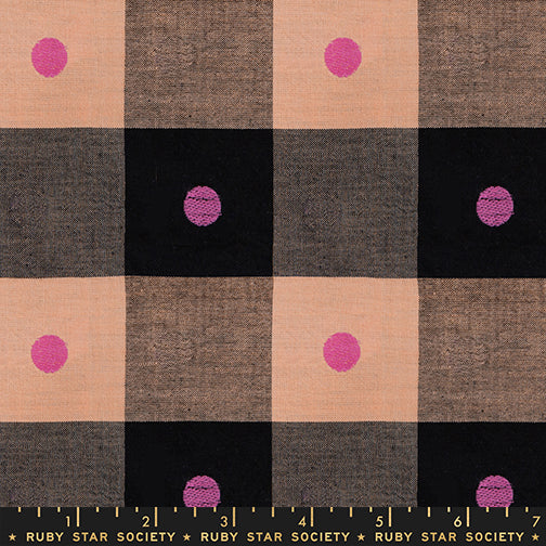 PREORDER - Parquet - Black - Warp & Weft Daisy Days - Woven - Ruby Star Society