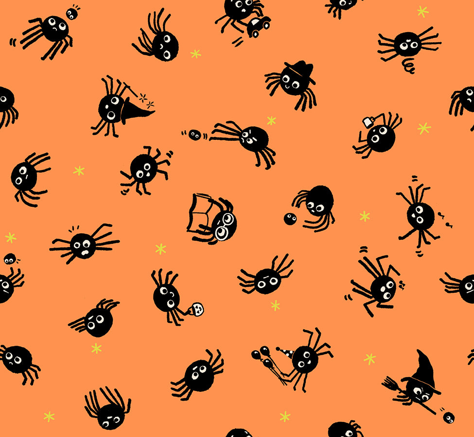 PREORDER - SPIDER CUTIES - PUMPKIN - FREAKY FAMILIARS - Ruby Star Society