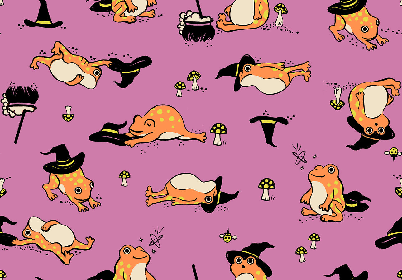 PREORDER - WITCH FROGS & MUSHROOMS - HELIOTROPE - FREAKY FAMILIARS - Ruby Star Society