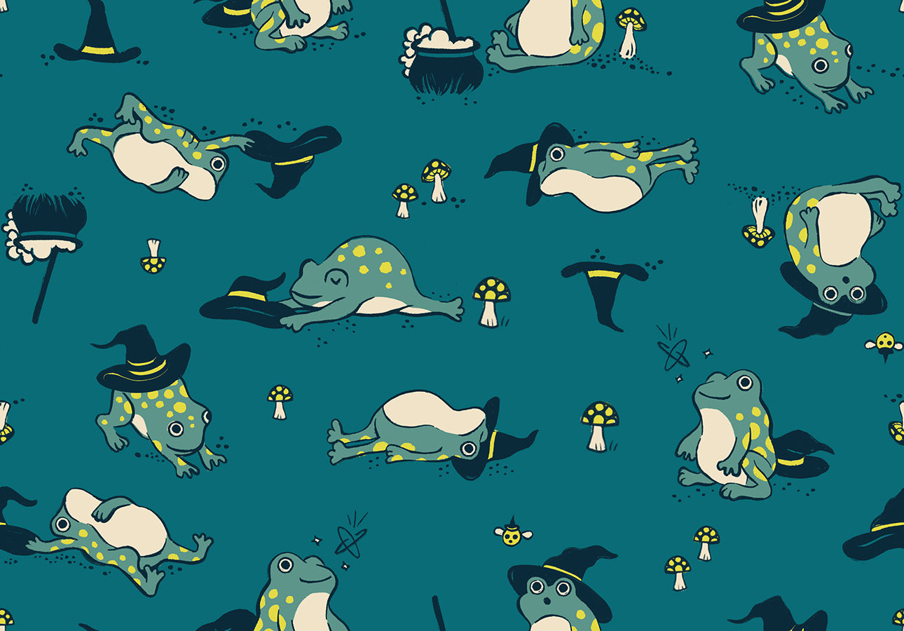 PREORDER - WITCH FROGS & MUSHROOMS - STORYTIME - FREAKY FAMILIARS - Ruby Star Society