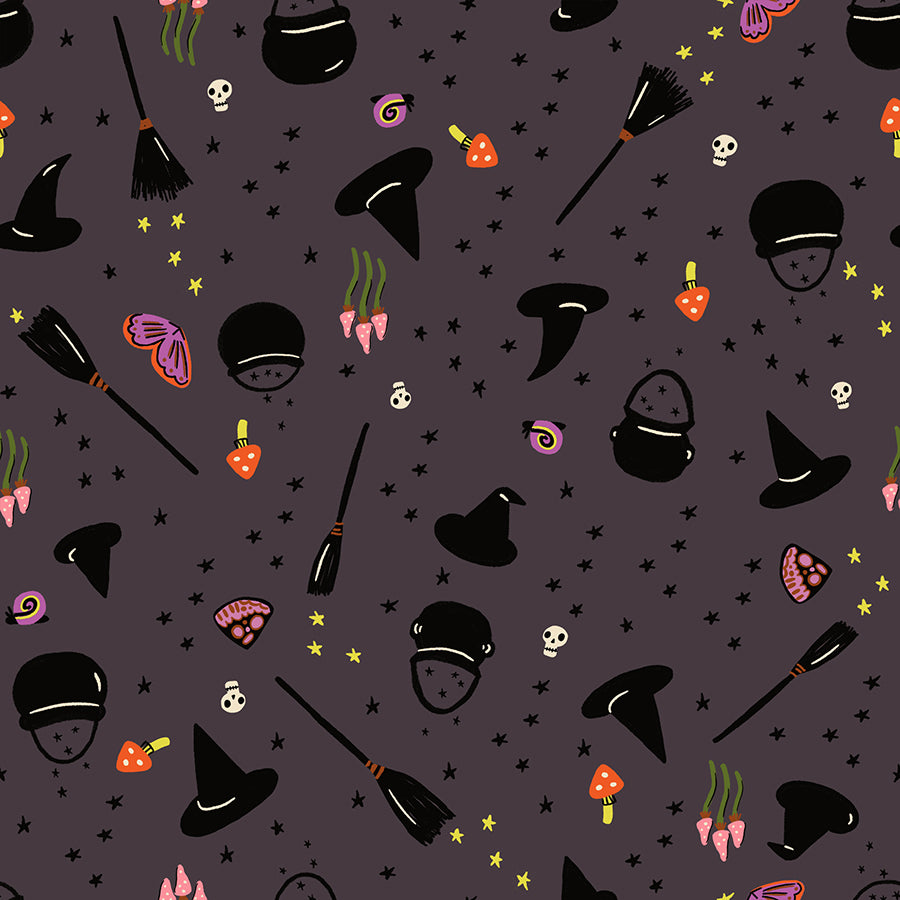 PREORDER - WITCHY WOMAN - EGGPLANT - FREAKY FAMILIARS - Ruby Star Society
