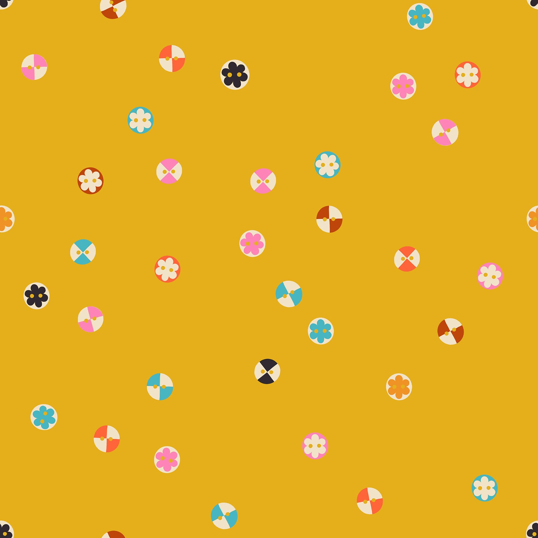 PREORDER - 1-800 Notion - Ruby Star Society - Buttons - Goldenrod