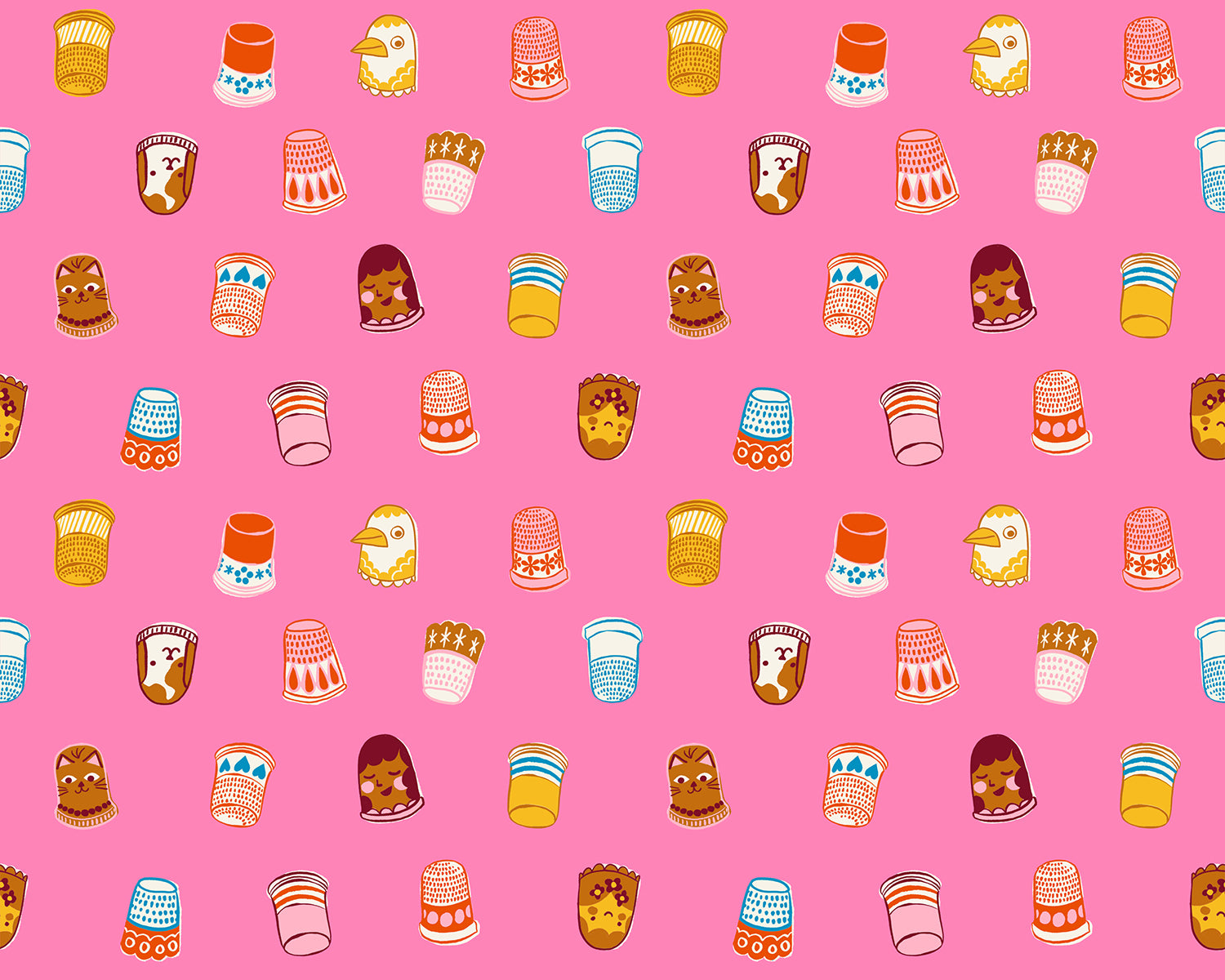 PREORDER - 1-800 Notion - Ruby Star Society - Thimbles - Flamingo