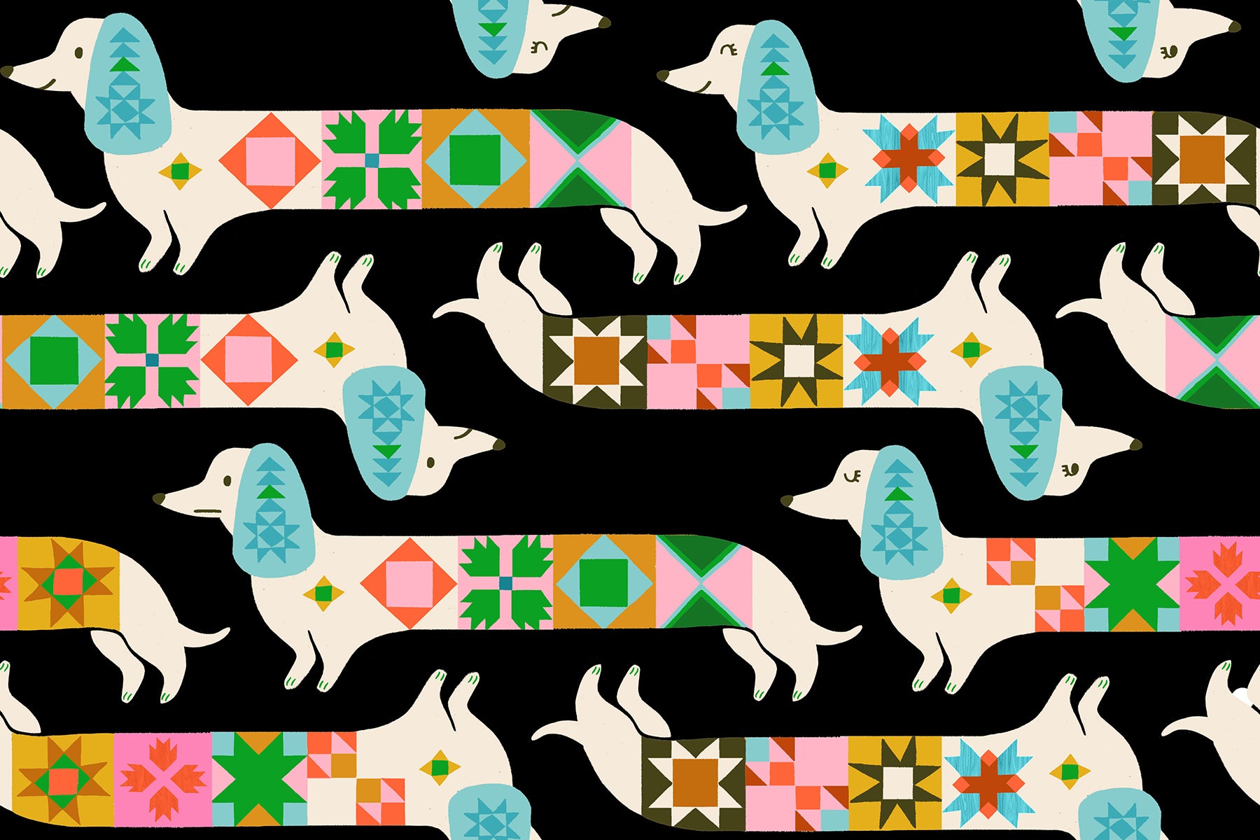1-800 Notion - Ruby Star Society - Quilty Dog Soft Black – Joy in the Seam