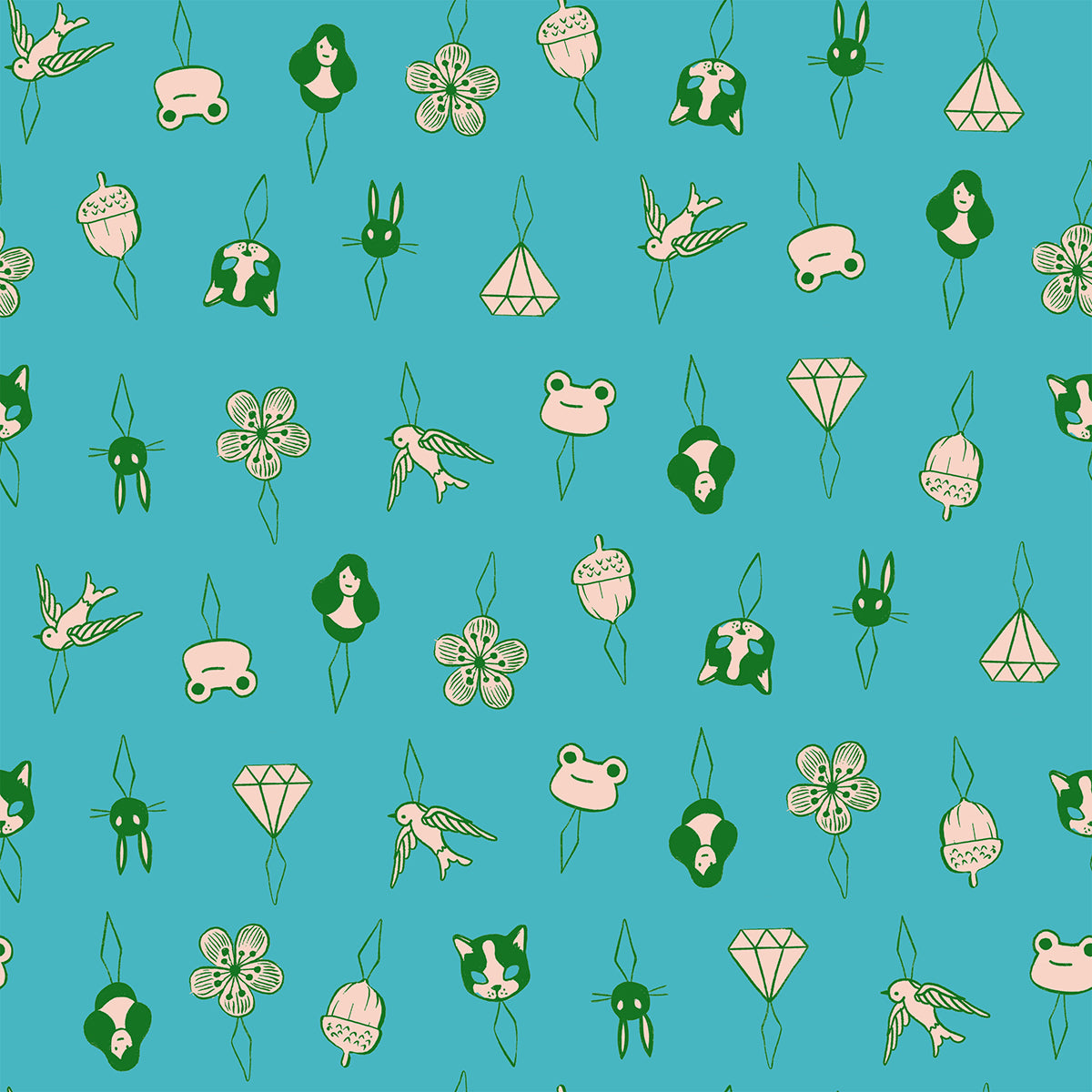 PREORDER - 1-800 Notion - Ruby Star Society - Thread Charms - Turquoise