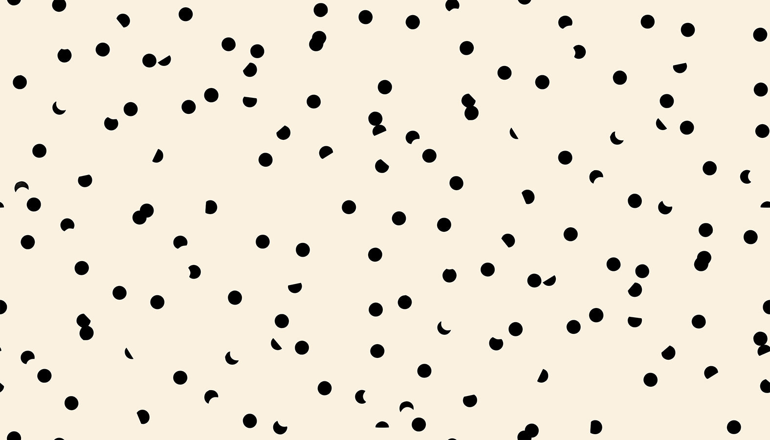 PREORDER - Hole Punch Dot - Black on Natural - Sidekicks - Ruby Star Soceity